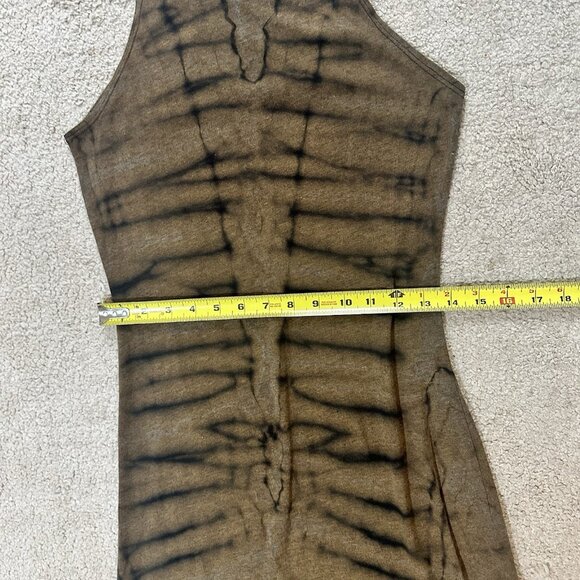 Raquel Allegra Dress Women’s Size 1 (Medium) Brown Tie Dye Point Sleeveless Midi - Picture 7 of 13